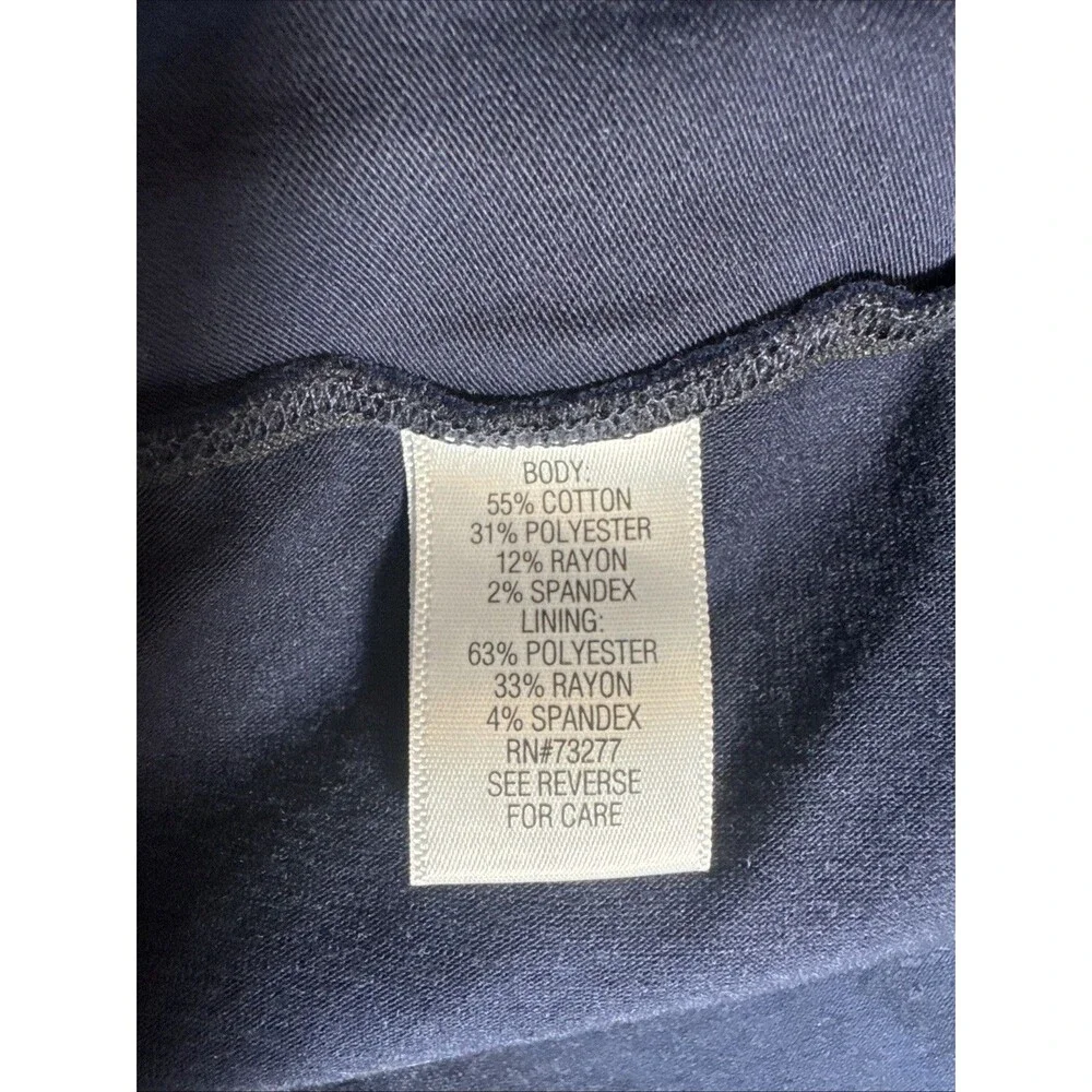 Navy Women’s Croft & Barrow Effortless Stretch Skort Sz 18 NWT